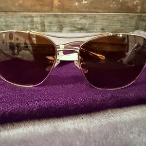 Coach Brown and Gold Sunglasses